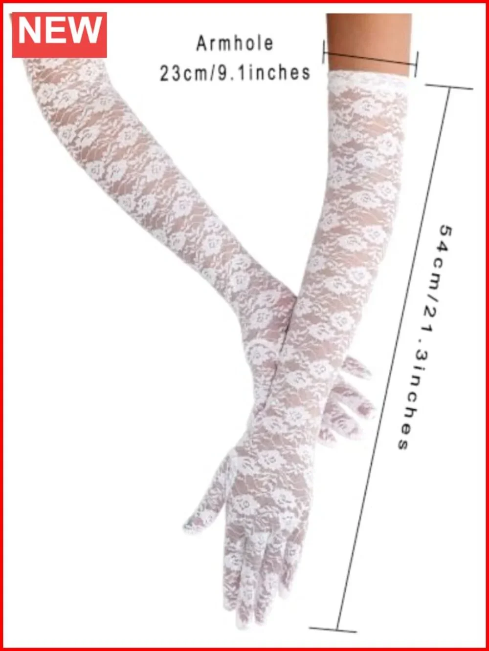 Long Lace Gloves for Formal Dress Opera Gloves Elbow Length Floral Lace
